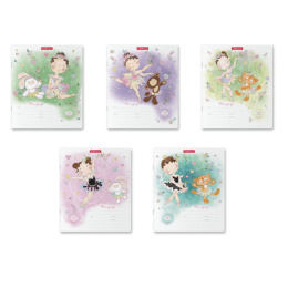 Тетрадь  12 листов клетка ErichKrause Девочка талант Mix раск 58235