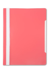 Скоросшиватель пластиковый розовый Бюрократ -PS20PINK