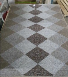 Коврик напольный на войлочной основе с низким ворсом Принт 100х150см p3280/a2p