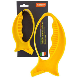 Ножеточка из нержавеющей стали пластиковый корпус, универсальная, Рыбка Mallony 985855