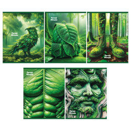 Тетрадь  96 листов линейка BG Forest Miracle Т5СК96 60344