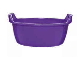 Таз пластиковый овальный 16л с ручками, цвета в ассортименте Полимербыт С125