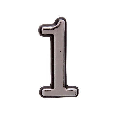 Цифра 1, хром Аллюр 26319