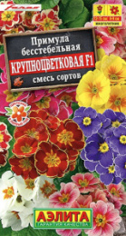 Примула Крупноцветковая F1 смесь окрасок 7шт. цветной пакет Аэлита