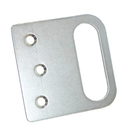 Проушина для замка 55х55х1,5мм прямая, комплект 2шт. Кунгур 42619