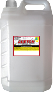 Ацетон 5л ГОСТ в канистре ПЭТ Спринт