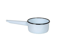 Ковш эмалированный 1,0л без крышки без декора СтальЭмаль 2с22