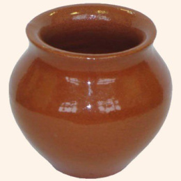 Горшок для запекания керамический 0,15л без крышки Деликатесный Кунгурская керамика 114111