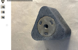 Сегмент МШМ 6С 85х78х50мм 14А 20 O.P.Q (100СТ)В с гайкой LugaAbrasive 857862014