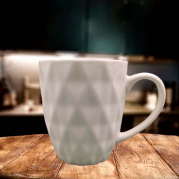 Кружка керамическая 400мл Призма, белый Радужный Дом РД22550