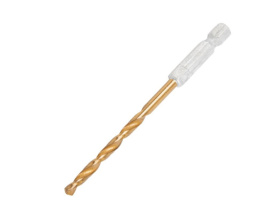 Сверло по металлу 4,0мм, HSS, нитридтитановое покрытие, 6-гранный хвостовик Matrix 717402