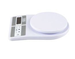 Весы кухонные электронные до 10кг HS-3012, пластиковые, белый HomeStar 104931