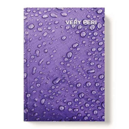 Книжка записная А5 128 листов Капли, книжный переплет 13430