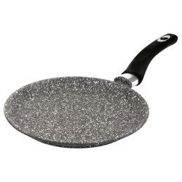 Блинница алюминиевая литая с антиприг. мраморным покрытием Мрамор d-22см с бакелит. ручкой Традиция ТМ6221