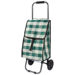 Тележка багажная с сумкой D203 Green, до 25кг Рыжий кот 093581