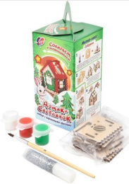 Набор для творчества. Домик-Светлячок, с акриловыми красками 35С 2331-08