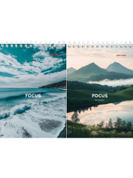 Блокнот А5  60 листов Природа в фокусе, гребень Б60-7208