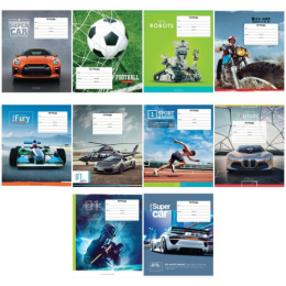 Тетрадь  12 листов косая линейка Микс. Для мальчиков Т12нл_22952