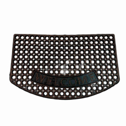 Коврик придверный резиновый ячеистый  58х 78см, вставка Welcome Радужный Дом РД67109