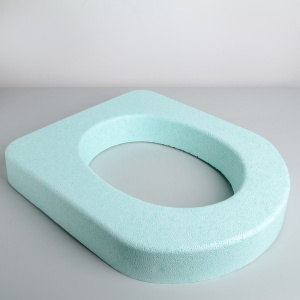 Сиденье для унитаза пенопласт, зеленый С3