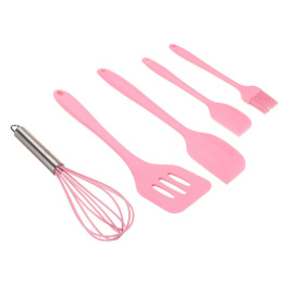Набор кухонных принадлежностей силиконовый  5 предм. Радужный Дом РД41661