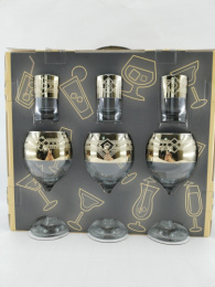 Двойка - набор стеклянный 12 предметов (6 бокалов для вина + 6 стопок) Гладиано, в п/у Gid Glass GN44411+1022ch