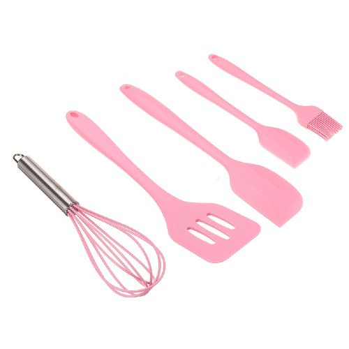 Набор кухонных принадлежностей силиконовый  5 предм. Радужный Дом РД41661