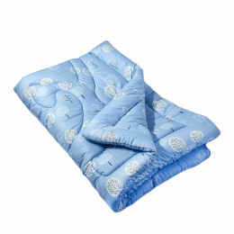 Одеяло 172х205см Лебяжий пух (п/э 70) в чемодане Коллекция Удачная ДомВелл 