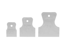 Шпателя набор 3шт. (40-60-80мм) резина белая Сибртех 85803