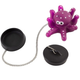 Пробка для ванной ПВХ с цепочкой декоративная Осьминог Рыжий кот 007115