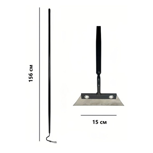 Тяпка нержавеющая сталь 150мм цельнометаллическая Arriva 12109