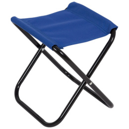 Стул походный складной без спинки h-26см TD-11, нагрузка до 70кг, синий Ecos 993081
