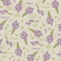 Клеенка столовая на тканевой основе ТВ 1,30х25м бежевый Колорит 644/2