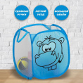 Корзина для игрушек текстильная 340х340х380мм Бегемот 2823115