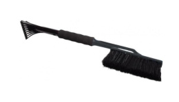 Щетка со скребком пластиковая для автомобиля Techno, съемный скребок для льда, Svip 58см SV3908