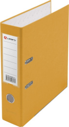 Папка-регистратор 80мм ПВХ метал. окантовка, карман, собранный, желтый 128/73304 AF0600-YL1