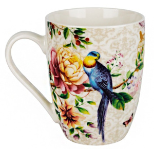 Кружка фарфоровая 370мл Райский сад Фокус 370-24006