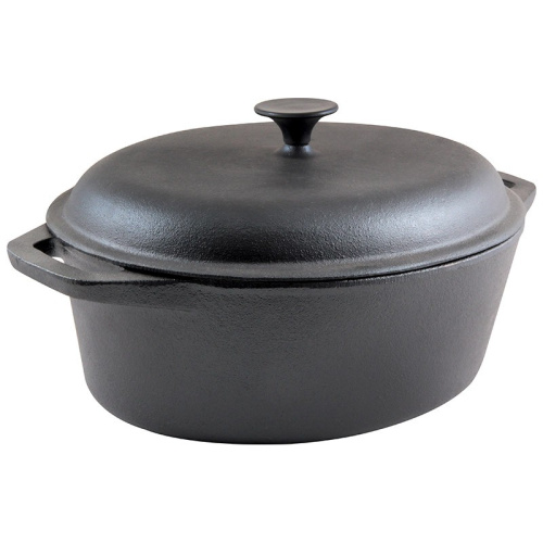 Утятница чугунная 28см 3,9л KB28 масляное термопокрытие Mallony 980003