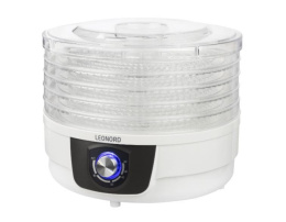 Сушилка электрическая для овощей и фруктов 250Вт LE-1779, 5 поддонов Leonord 109177