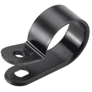 Клипса для крепления кабеля d  6 (черная) 250-05