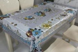 Клеенка - скатерть на тканевой основе 120х150см 20шт. в рулоне Жасмин 006F-S