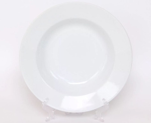 Тарелка фарфоровая глубокая 230мм/350мл Белье Сирвана 1049005