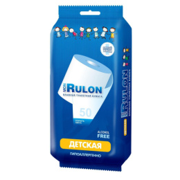 Туалетная бумага влажная Mon Rulon детская 50шт. 48329/744292