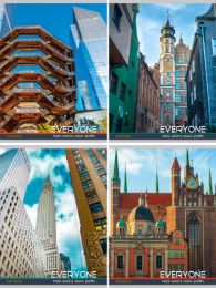 Тетрадь  96 листов Жемчужины архитектуры 96-3160