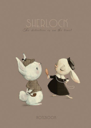 Блокнот А6  80 листов Милые сыщики, гребень С4173-86