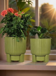 Горшок для цветов пластиковый Торин со съемным поддоном 3,3л d-17,5см папоротник 5plast 5PL0802