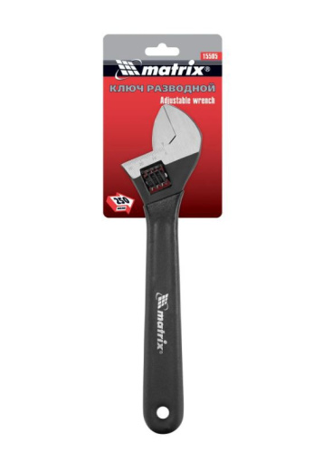 Ключ разводной 250мм стальной Matrix 15505