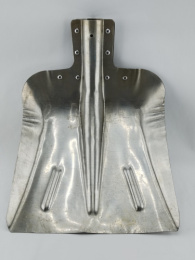 Лопата совковая алюминиевая 32х35см ЛС7, 1,5мм, без планки, без черенка