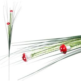 Фигурка садовая пластиковая на металл. стежне 80см Мухоморы 731-747