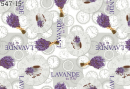 Клеенка столовая на нетканой основе с увеличенным наложением Мажор 1,35х20м Колорит 547/15